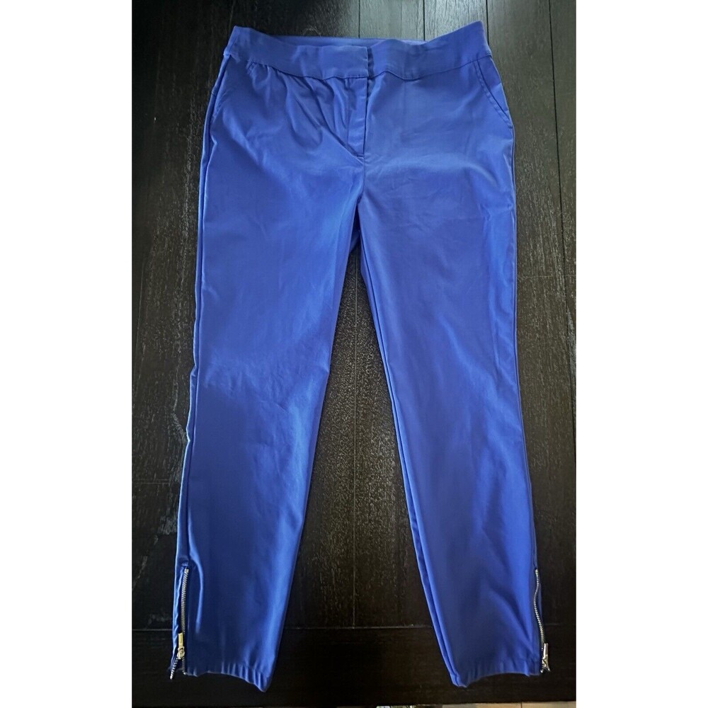 NWT bebe Pants Y2K Ankle Zip Size 12 Stretch Career Office Dress Casual MID RISE